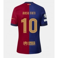 Camiseta Barcelona Ansu Fati #10 Primera Equipación 2024-25 manga corta